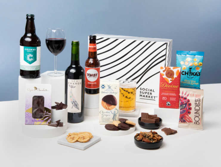 Social Supermarket gift hamper idea for new parents