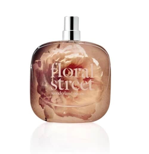 Bottle of floral street vegan perfume