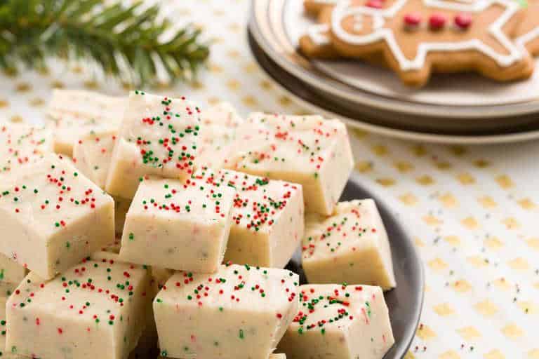 Homemade gingerbread fudge