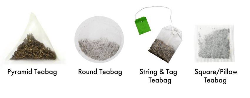 types of teabags